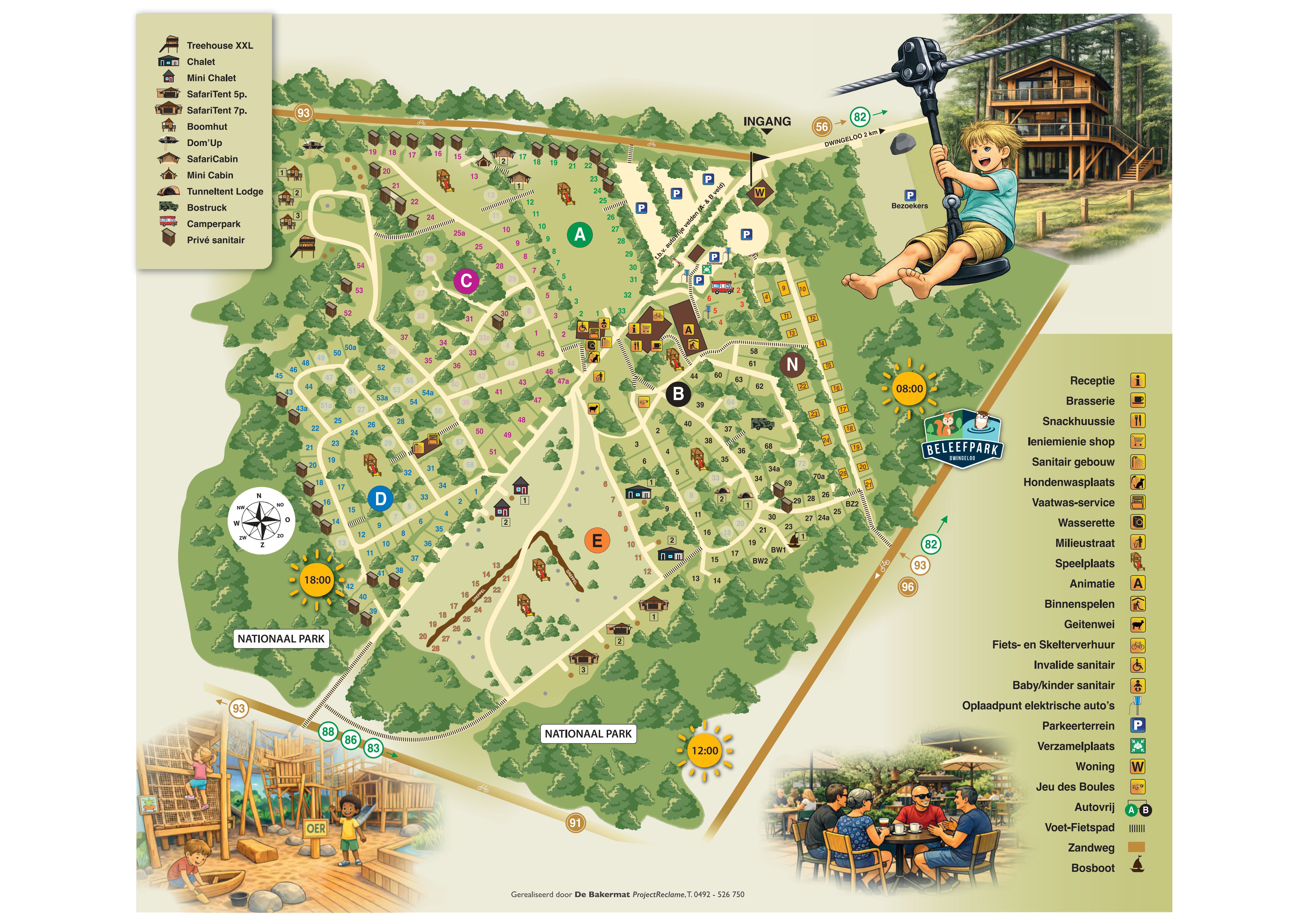 Boeken op plattegrond